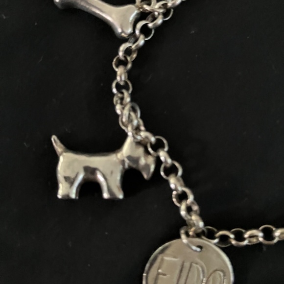 Mimi & Marge Sterling Silver Dog Lover’s Charm Bracelet - Picture 3 of 4